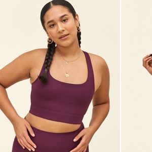 Girlfriend Collective Plum Paloma Bra